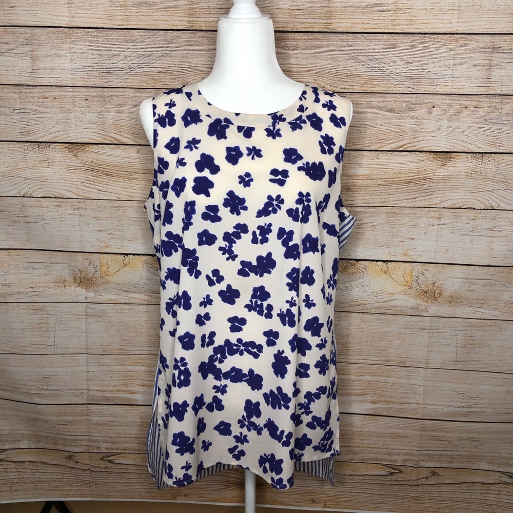 Cabi Blue Long Tank Top